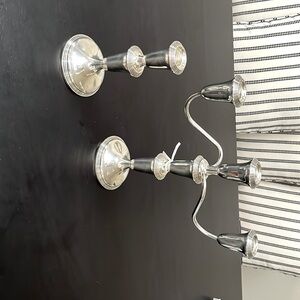 Empire 3 piece candelabra set